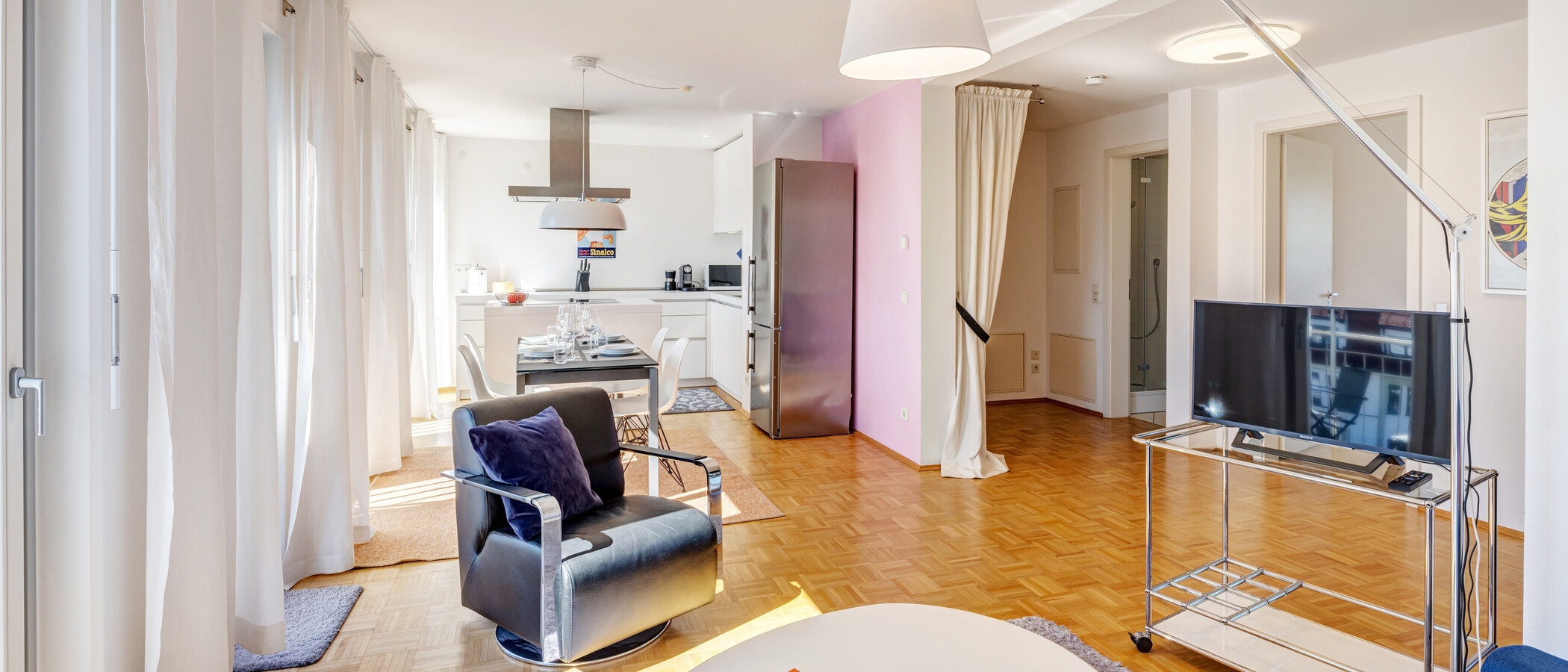apartment München Schwanthalerhöhe 03 living area 15025