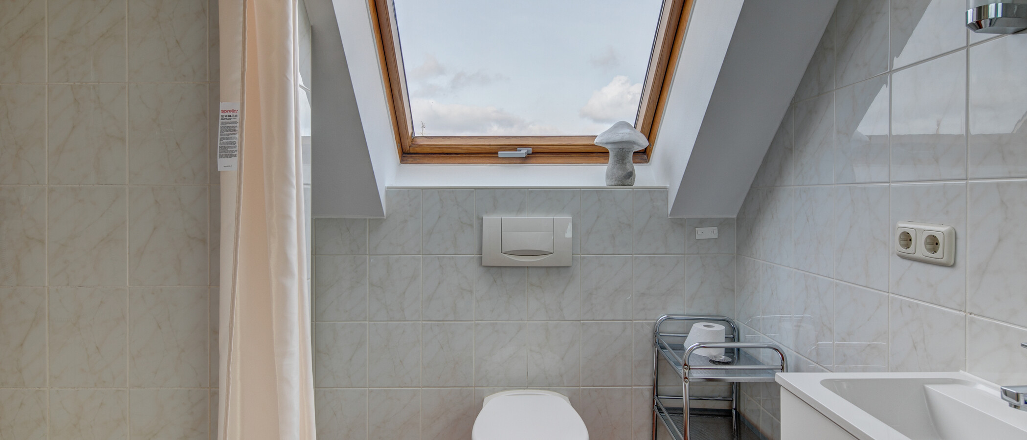 roof terrace apartment München Maxvorstadt - Westen 02 2. bathroom 1607