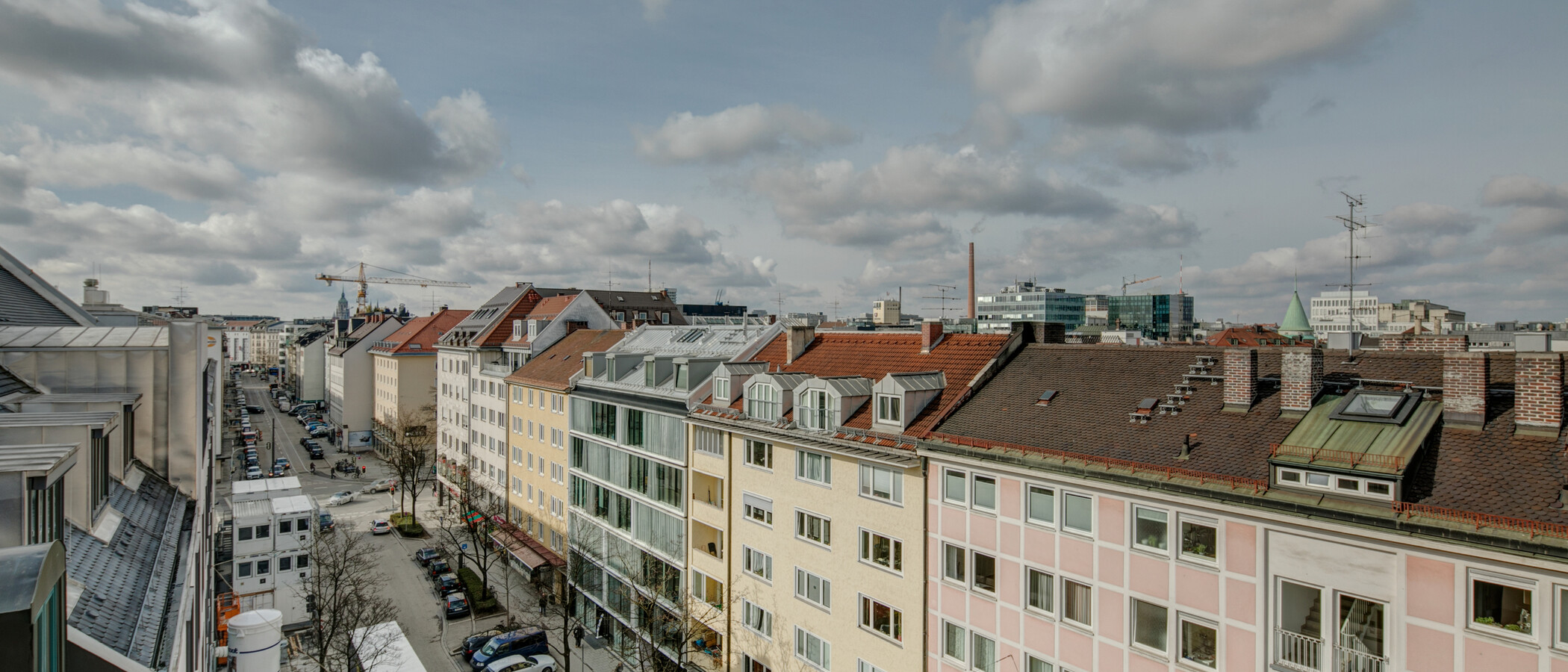 roof terrace apartment München Maxvorstadt - Westen 03 view 1607