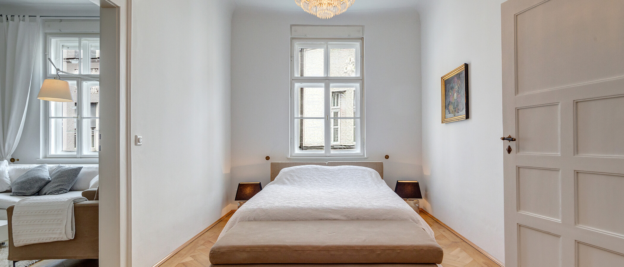 apartment München Schwabing (links der Leopoldstraße) 01 sleeping area 1624