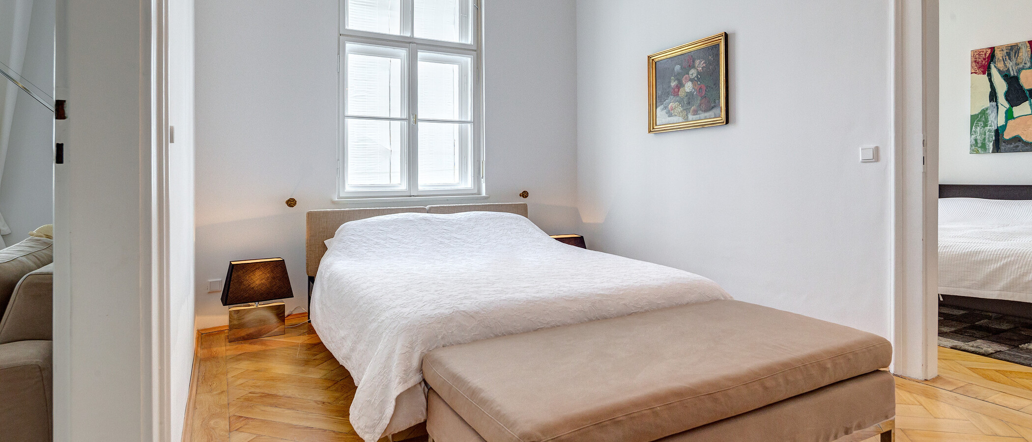 apartment München Schwabing (links der Leopoldstraße) 02 sleeping area 1624