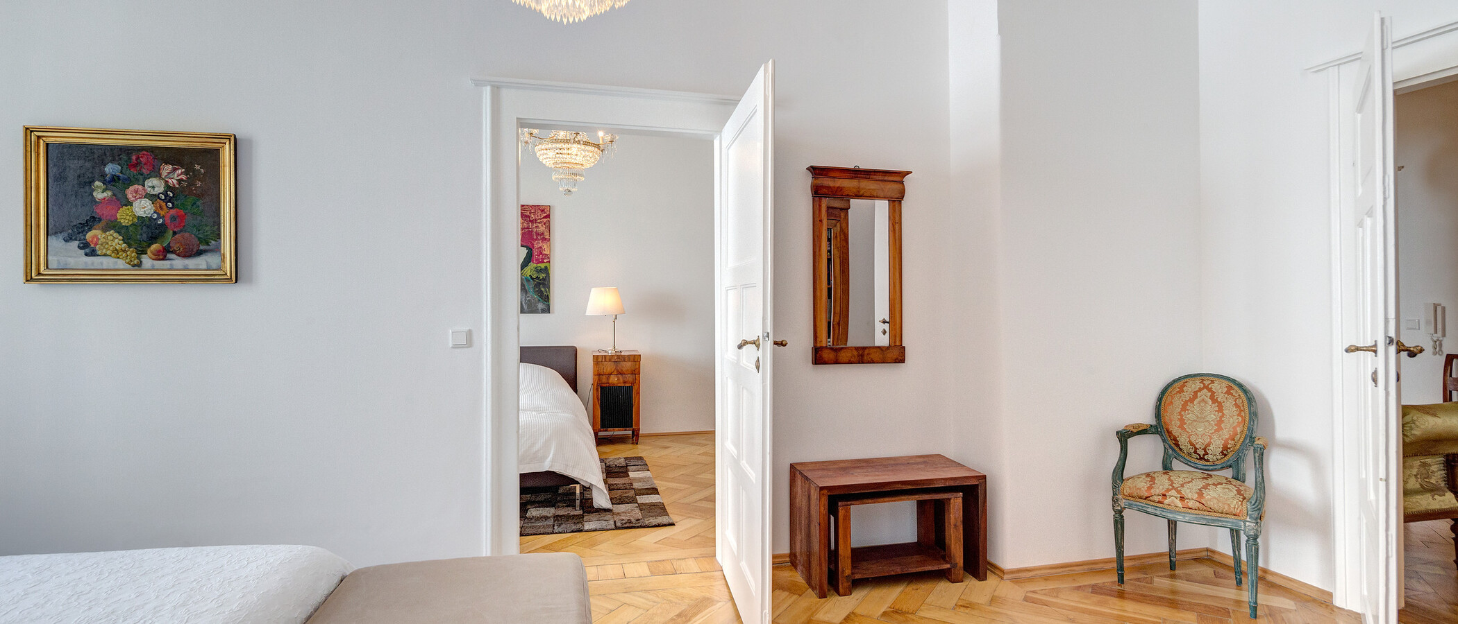 apartment München Schwabing (links der Leopoldstraße) 03 sleeping area 1624