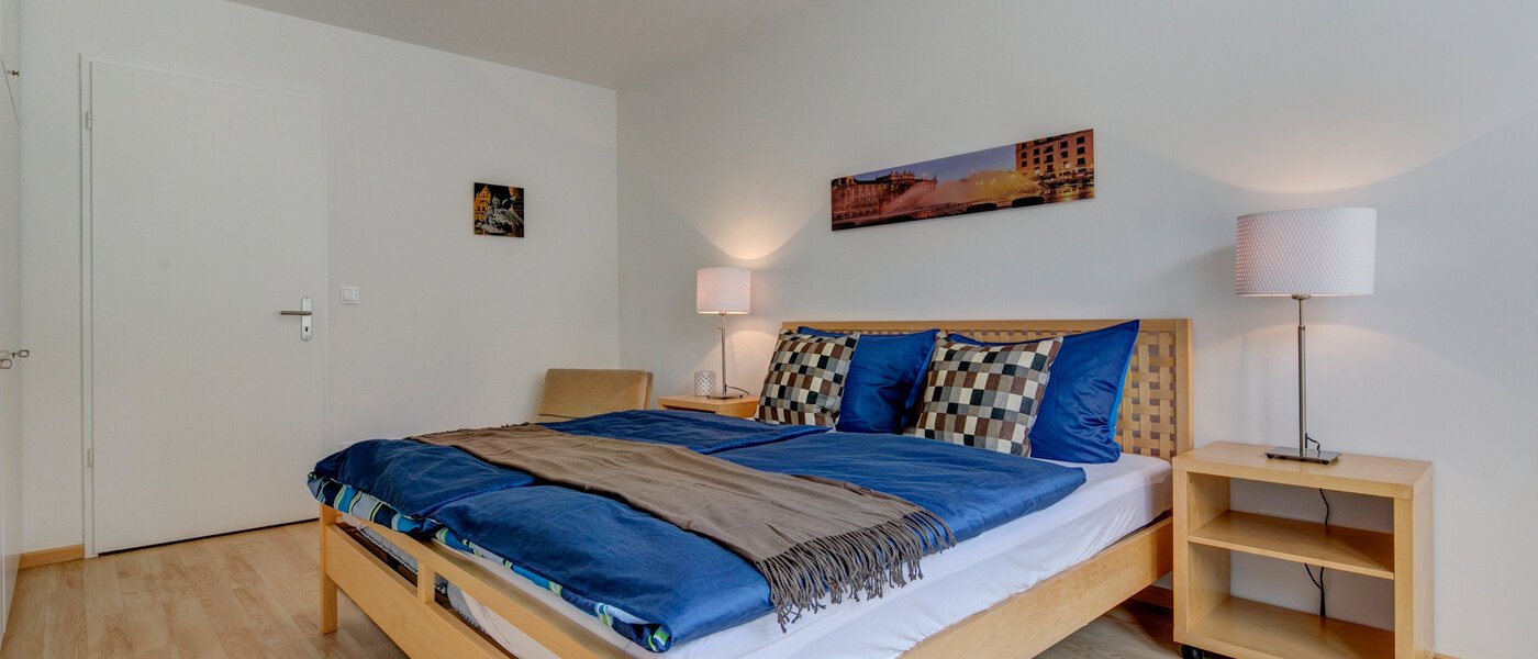 apartment München Altbogenhausen 04 sleeping area 1627