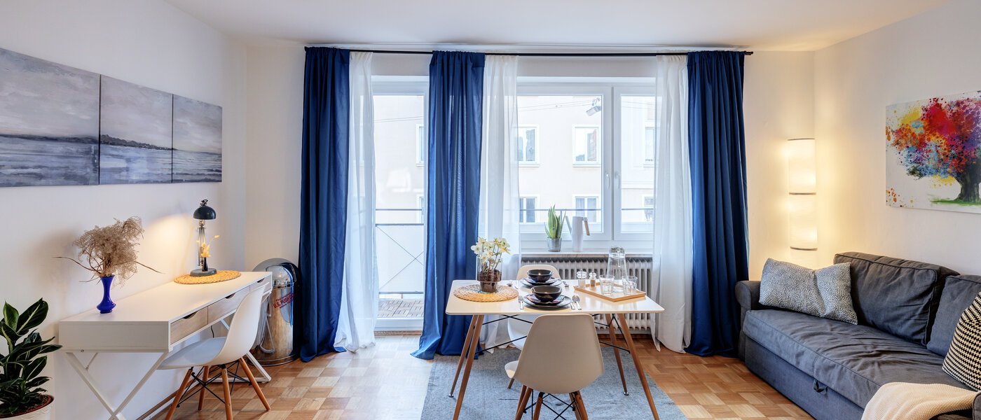 apartment München Schwabing (links der Leopoldstraße) 01 living area 1660