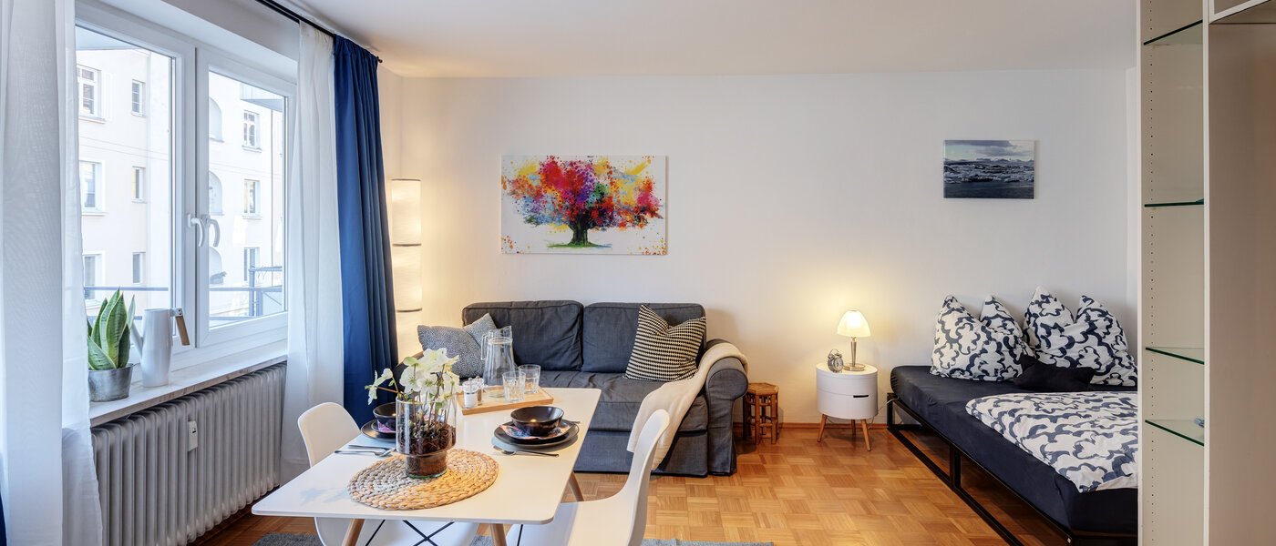 apartment München Schwabing (links der Leopoldstraße) 03 living area 1660