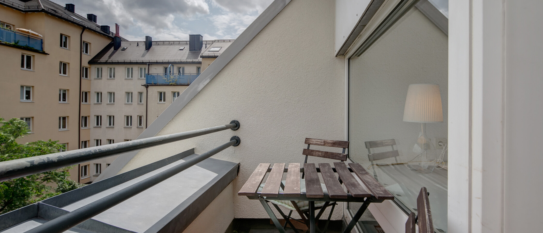 maisonette München Maxvorstadt - Museumsviertel 01 balcony 1668