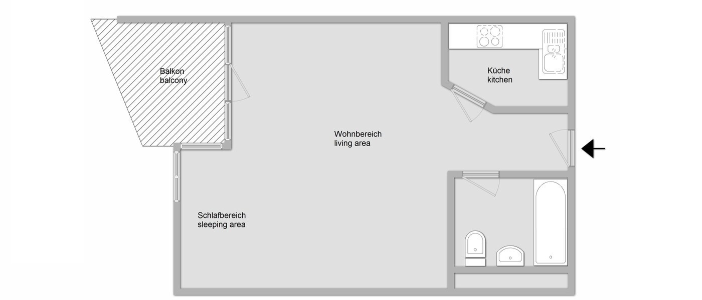 apartment München Sendling 01 floor plan 1942