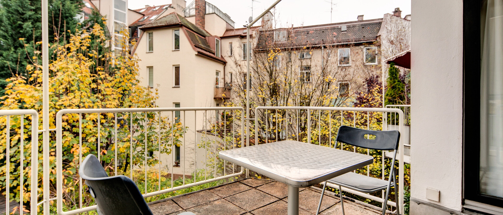 apartment München Schwabing (rechts der Leopoldstraße) 02 balcony 1976