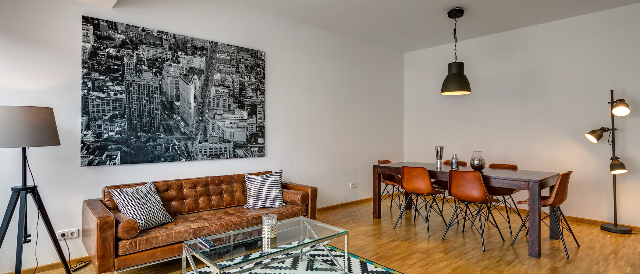roof terrace apartment München Maxvorstadt - Museumsviertel 01 living room 2