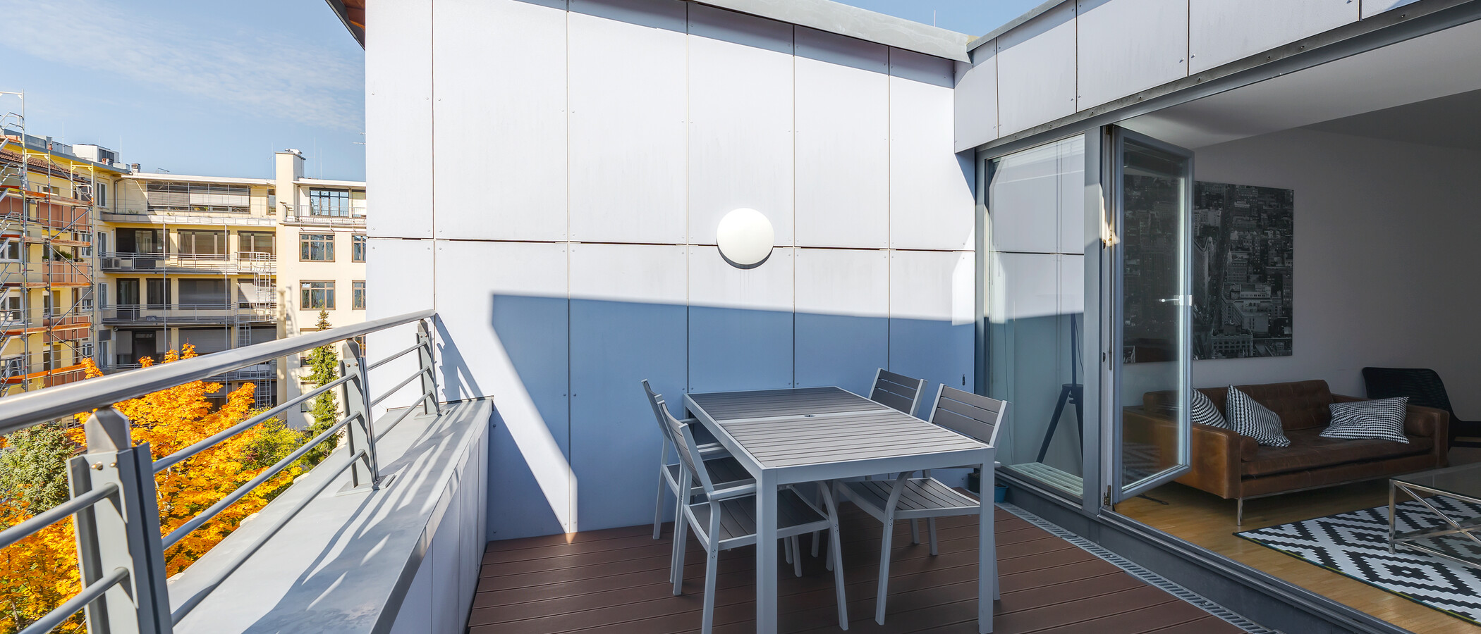 roof terrace apartment München Maxvorstadt - Museumsviertel 01 terrace 2