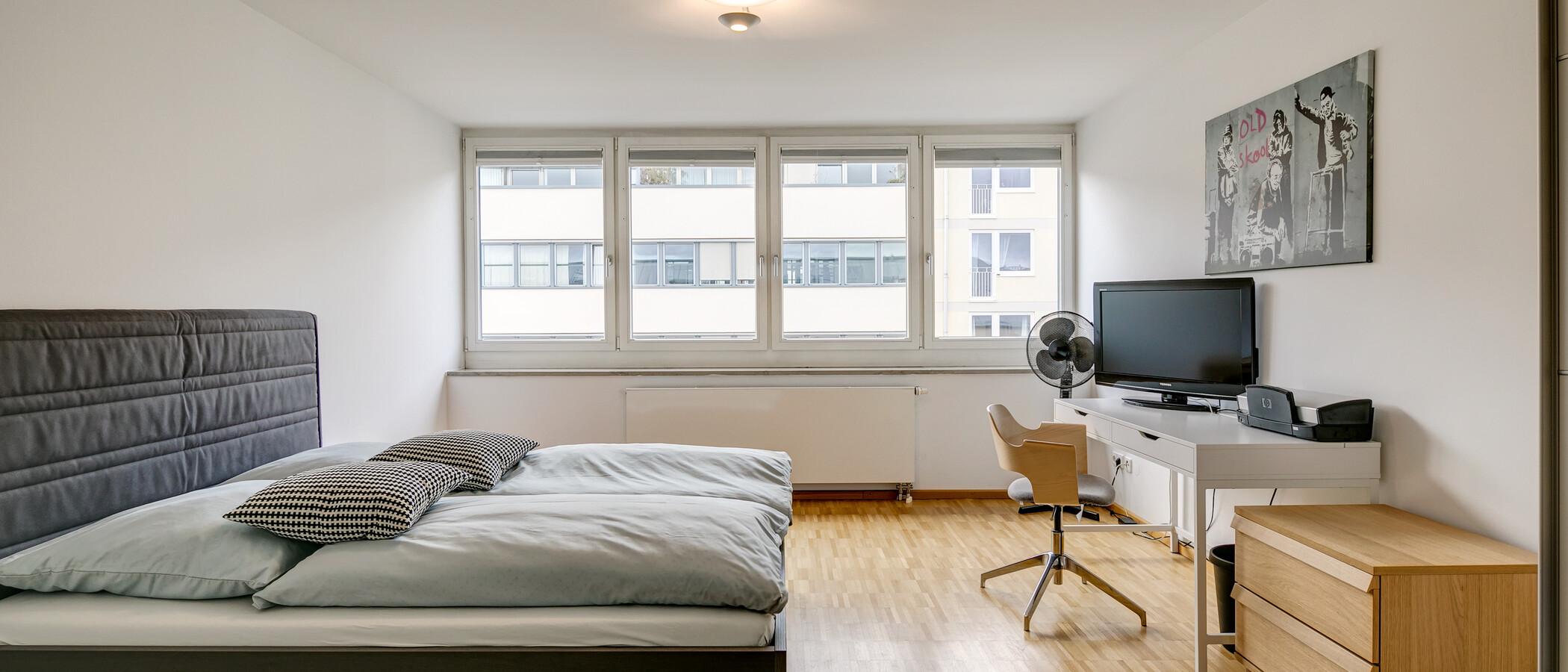 roof terrace apartment München Maxvorstadt - Museumsviertel 01 sleeping area 2