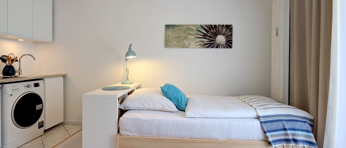 studio München Schwabing-West (rund um den Hohenzollernplatz) 01 sleeping area 2152