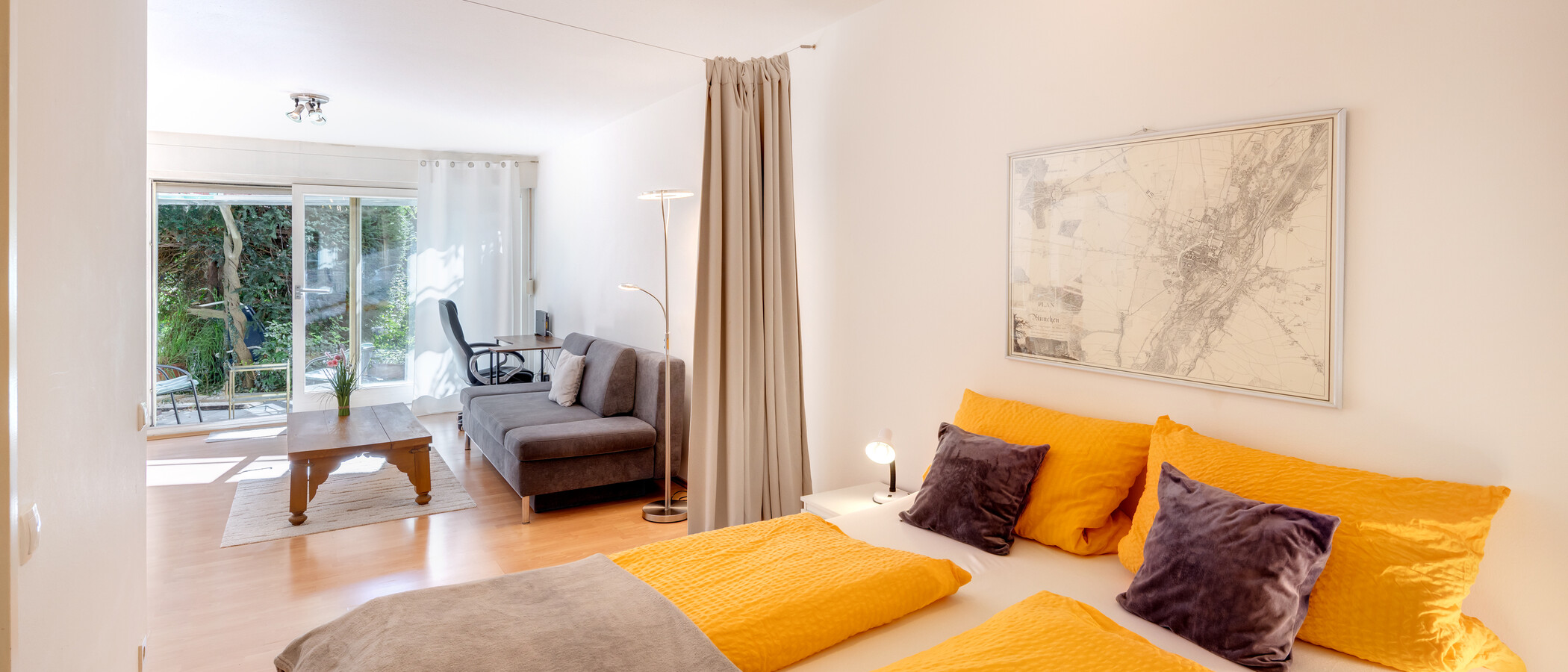 apartment München Schwabing-West (rund um den Hohenzollernplatz) 01 sleeping area 2225