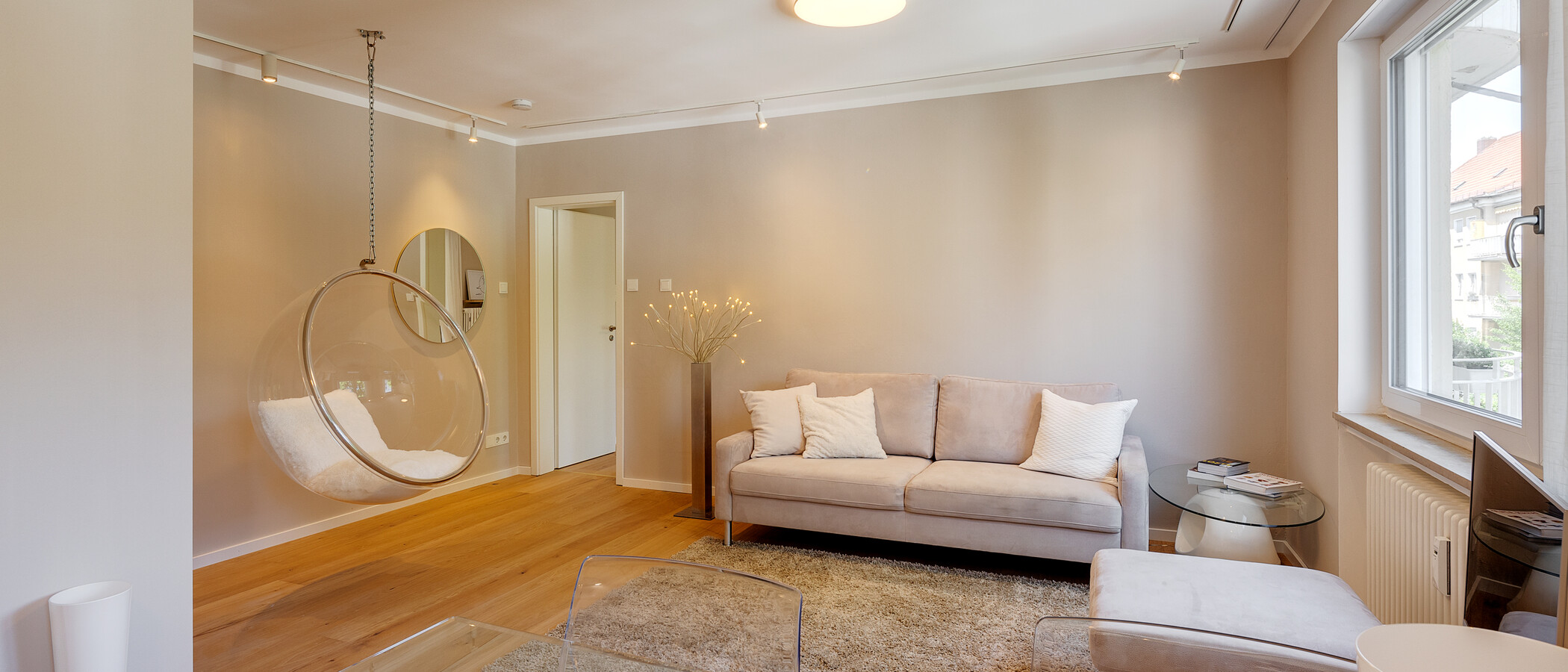 apartment München Schwabing (links der Leopoldstraße) 03 living area 2407