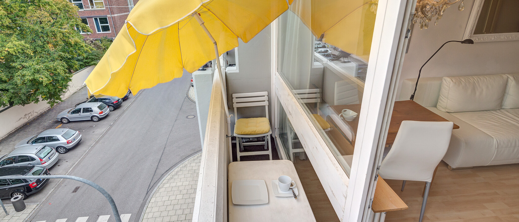 studio München Schwabing (links der Leopoldstraße) 02 balcony 2684