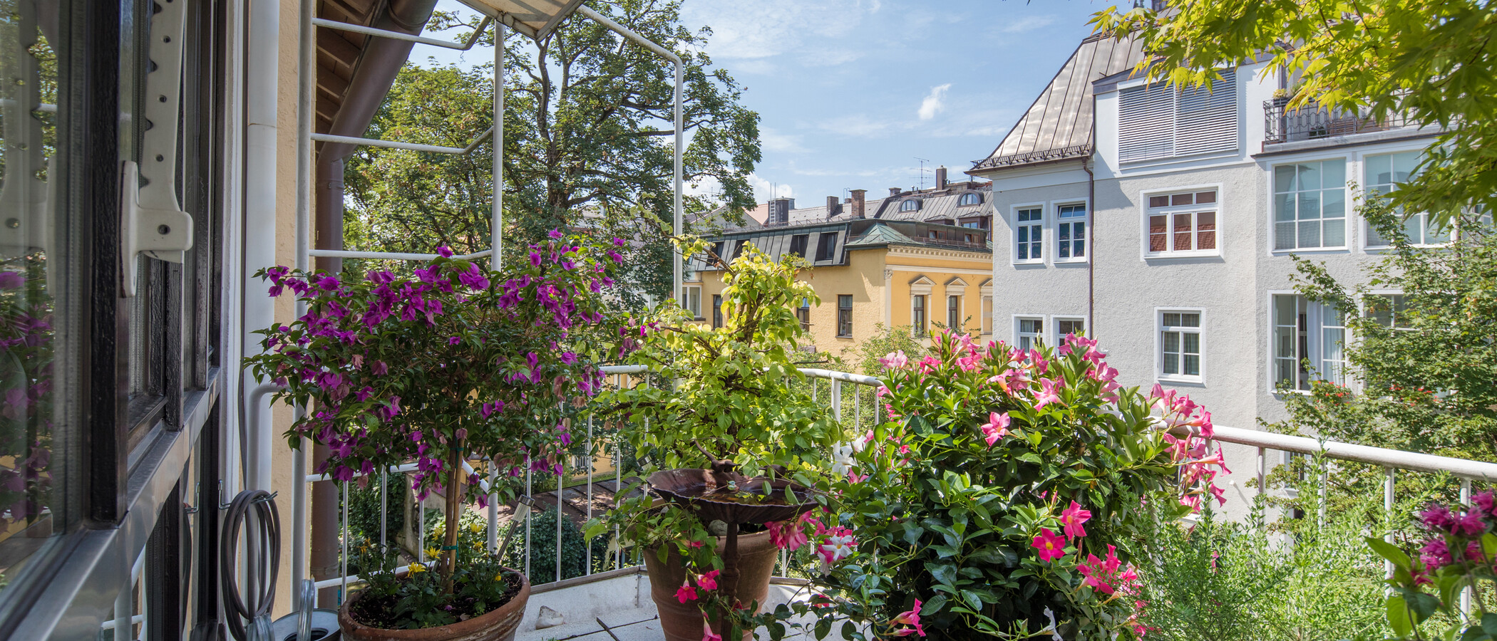 roof terrace apartment München Schwabing (rechts der Leopoldstraße) 01 balcony 2693