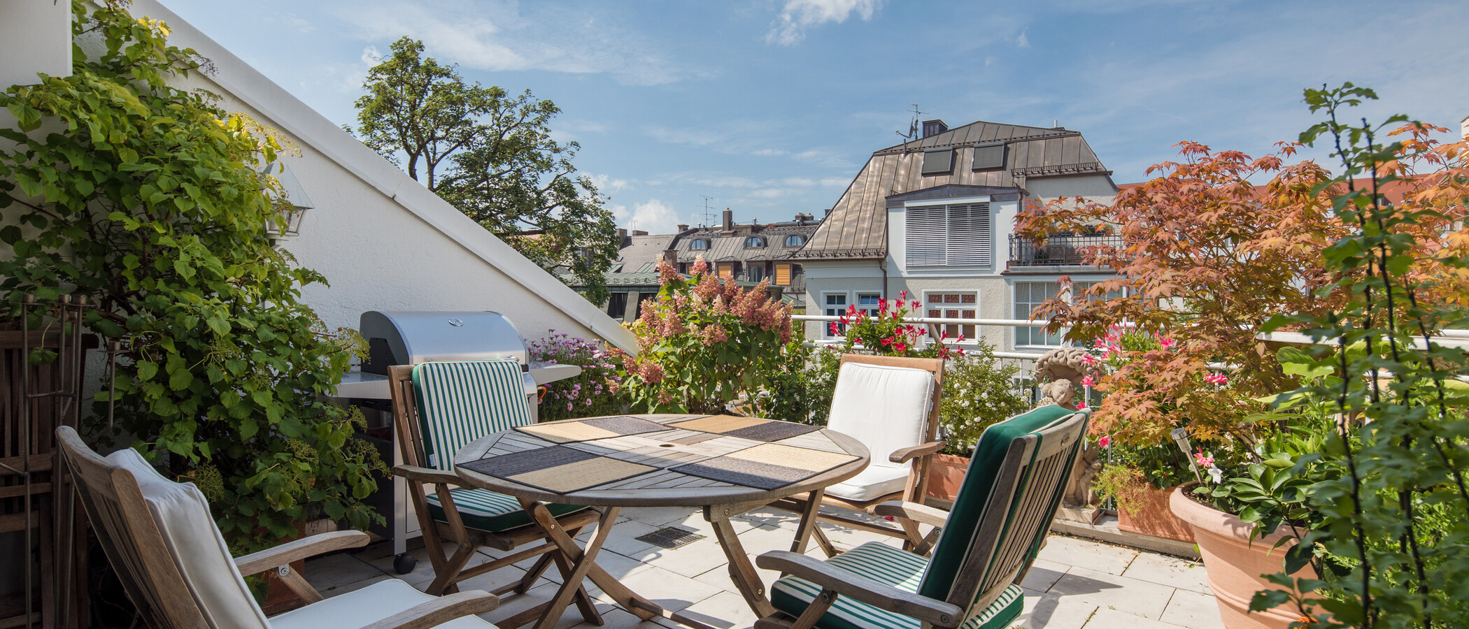 roof terrace apartment München Schwabing (rechts der Leopoldstraße) 01 terrace 2693