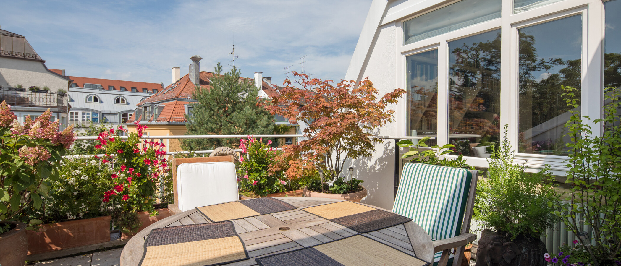 roof terrace apartment München Schwabing (rechts der Leopoldstraße) 02 terrace 2693
