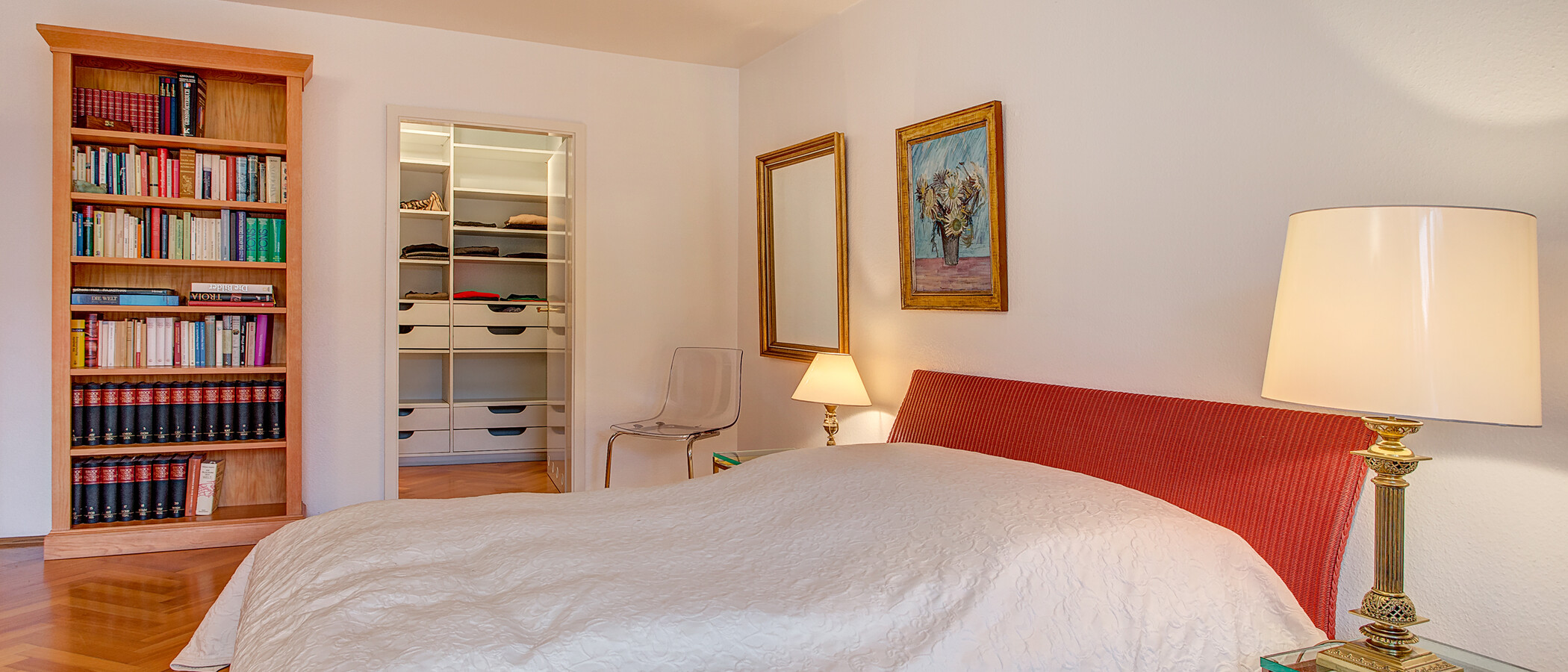 roof terrace apartment München Schwabing (rechts der Leopoldstraße) 03 sleeping area 2693