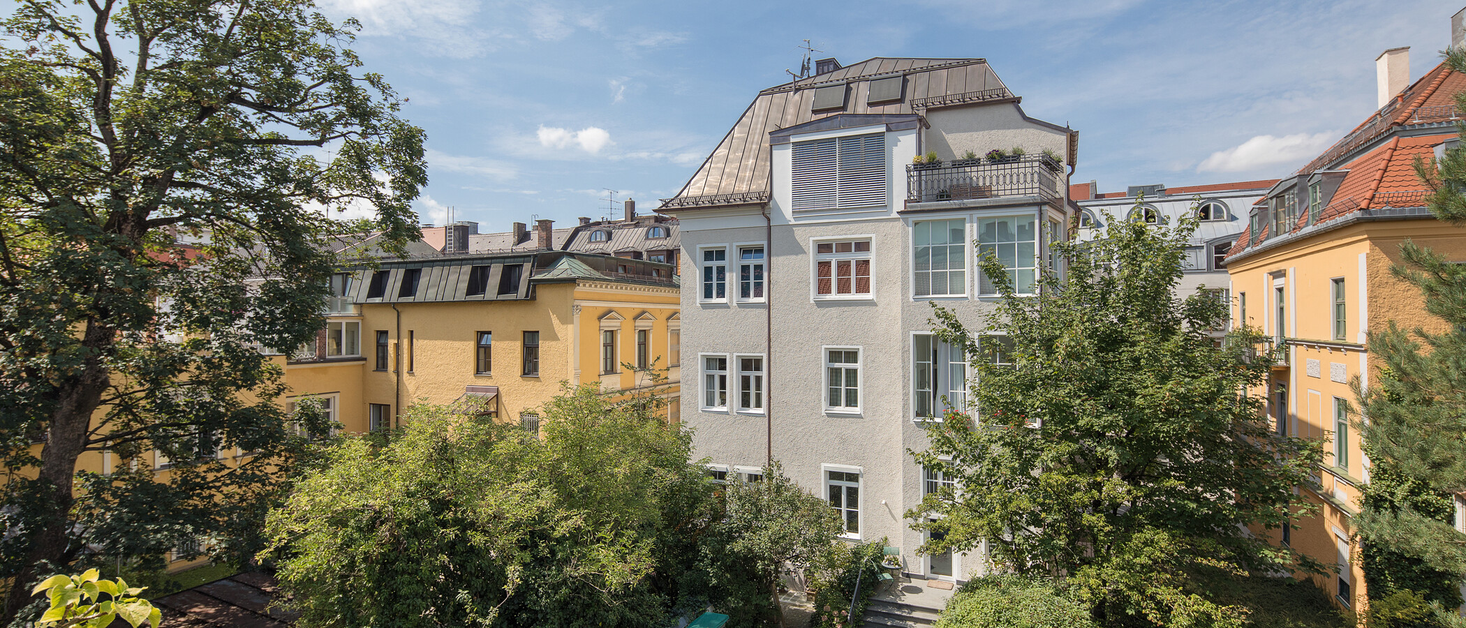 roof terrace apartment München Schwabing (rechts der Leopoldstraße) 02 view 2693