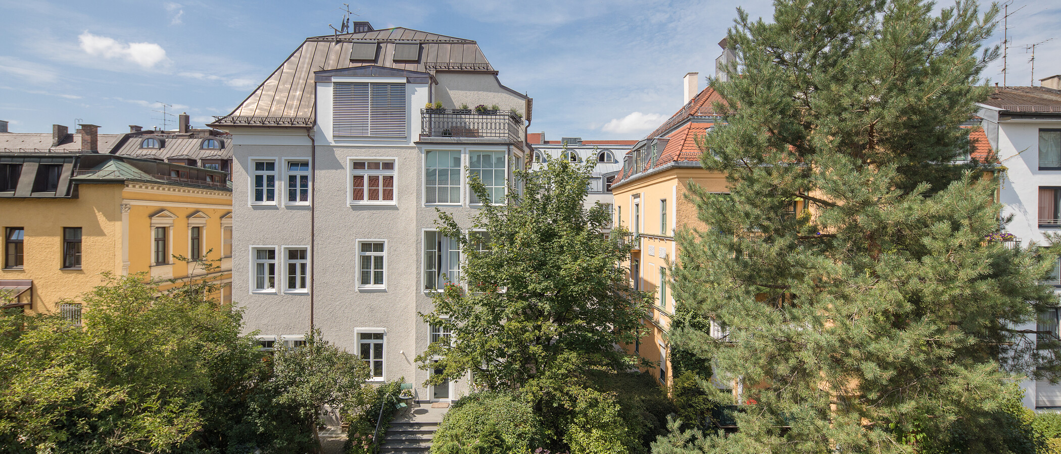 roof terrace apartment München Schwabing (rechts der Leopoldstraße) 03 view 2693