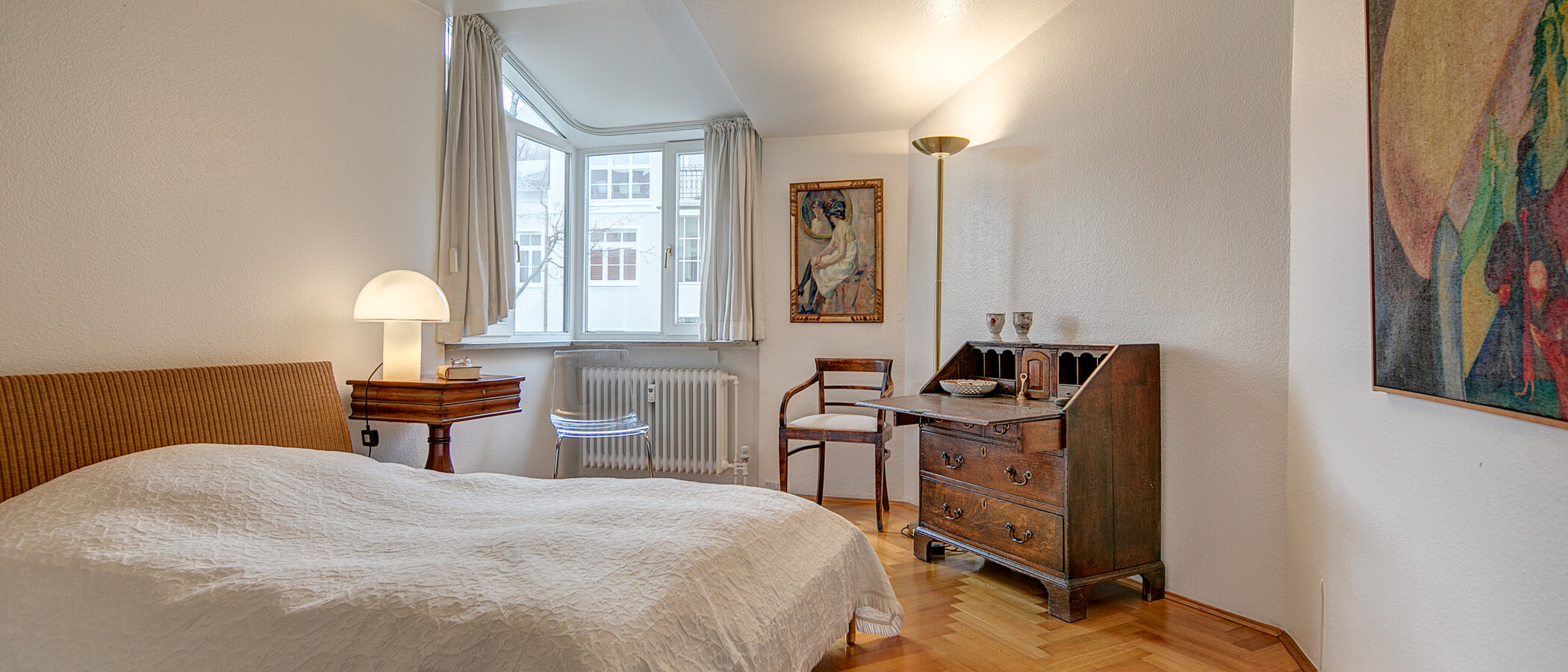 roof terrace apartment München Schwabing (rechts der Leopoldstraße) 01 2. sleeping area 2693