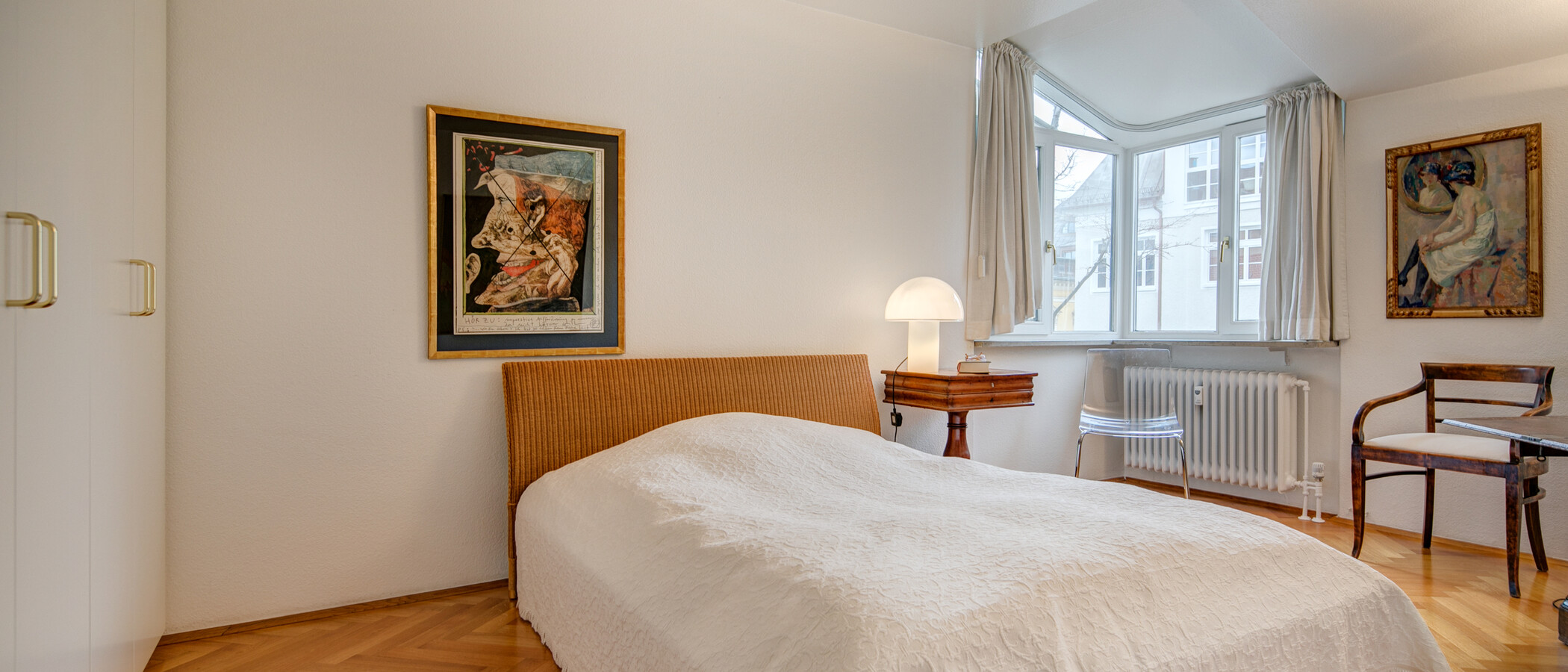 roof terrace apartment München Schwabing (rechts der Leopoldstraße) 02 2. sleeping area 2693