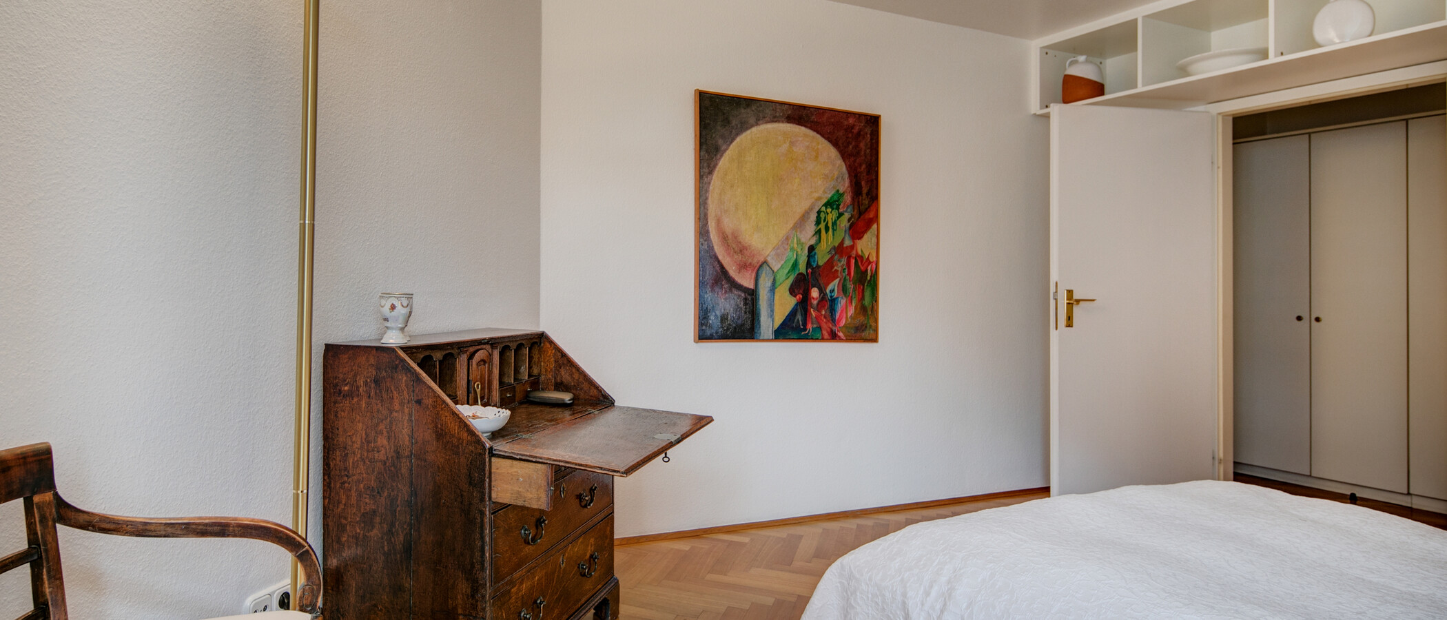 roof terrace apartment München Schwabing (rechts der Leopoldstraße) 04 2. sleeping area 2693