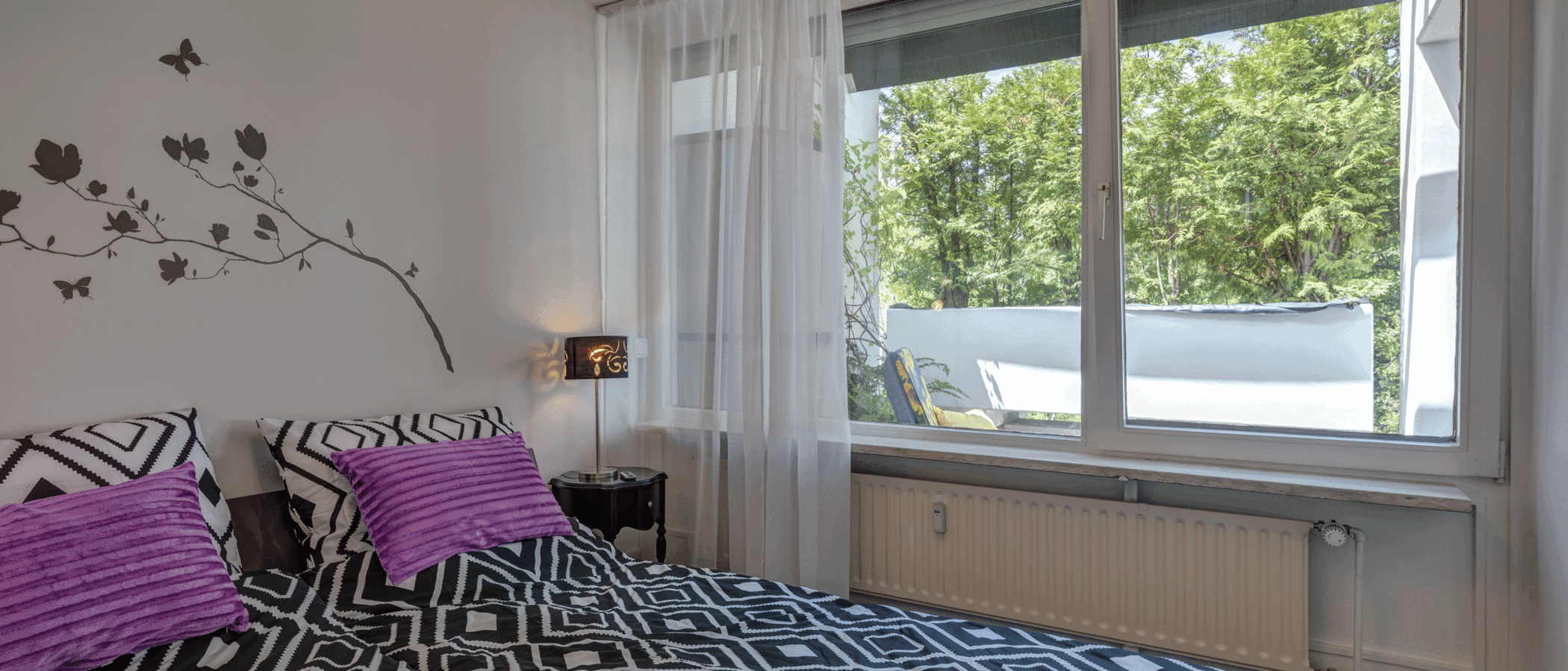 roof terrace apartment München Neuhausen 01 bedroom 2774