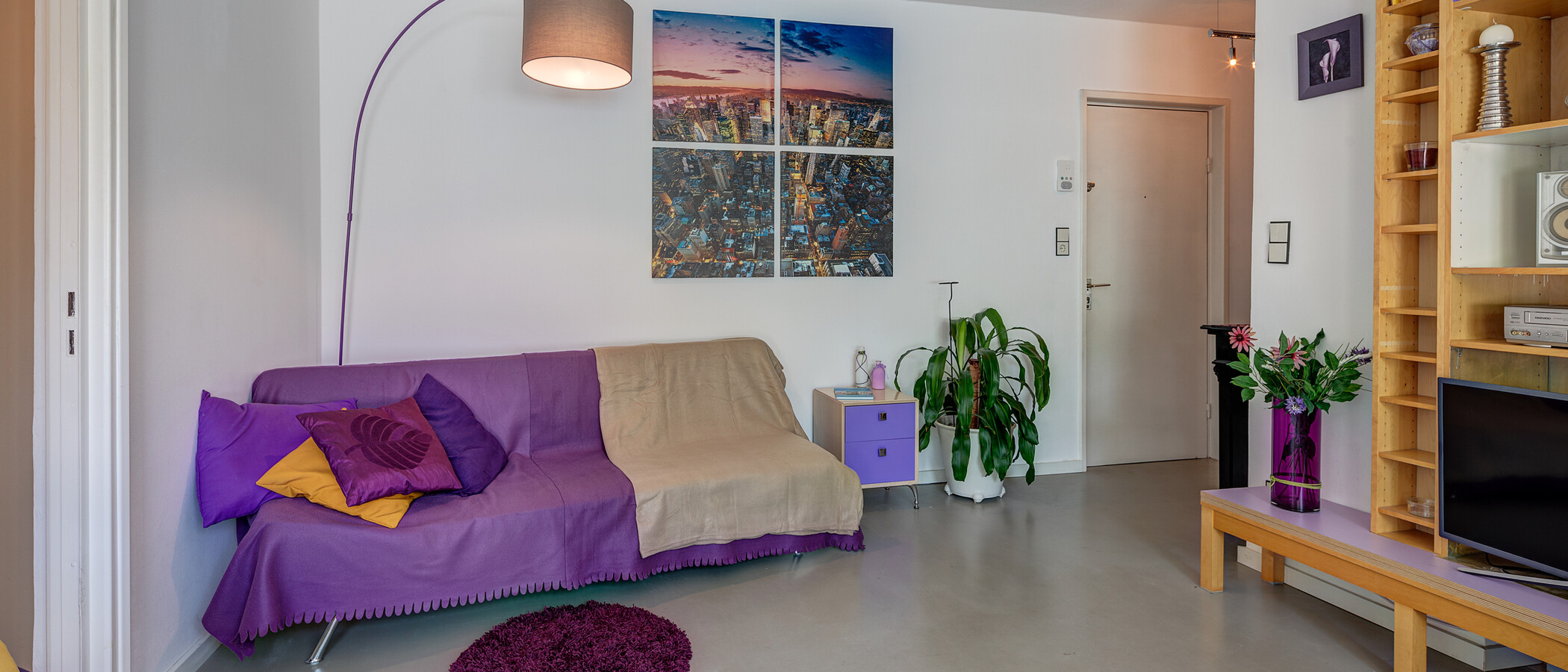 roof terrace apartment München Neuhausen 03 living room 2774