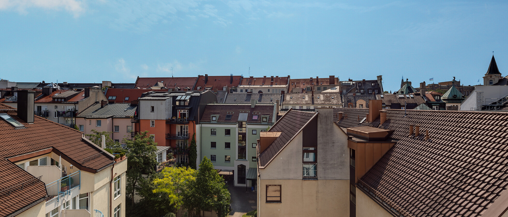 roof terrace apartment München Lehel 03 view 2849