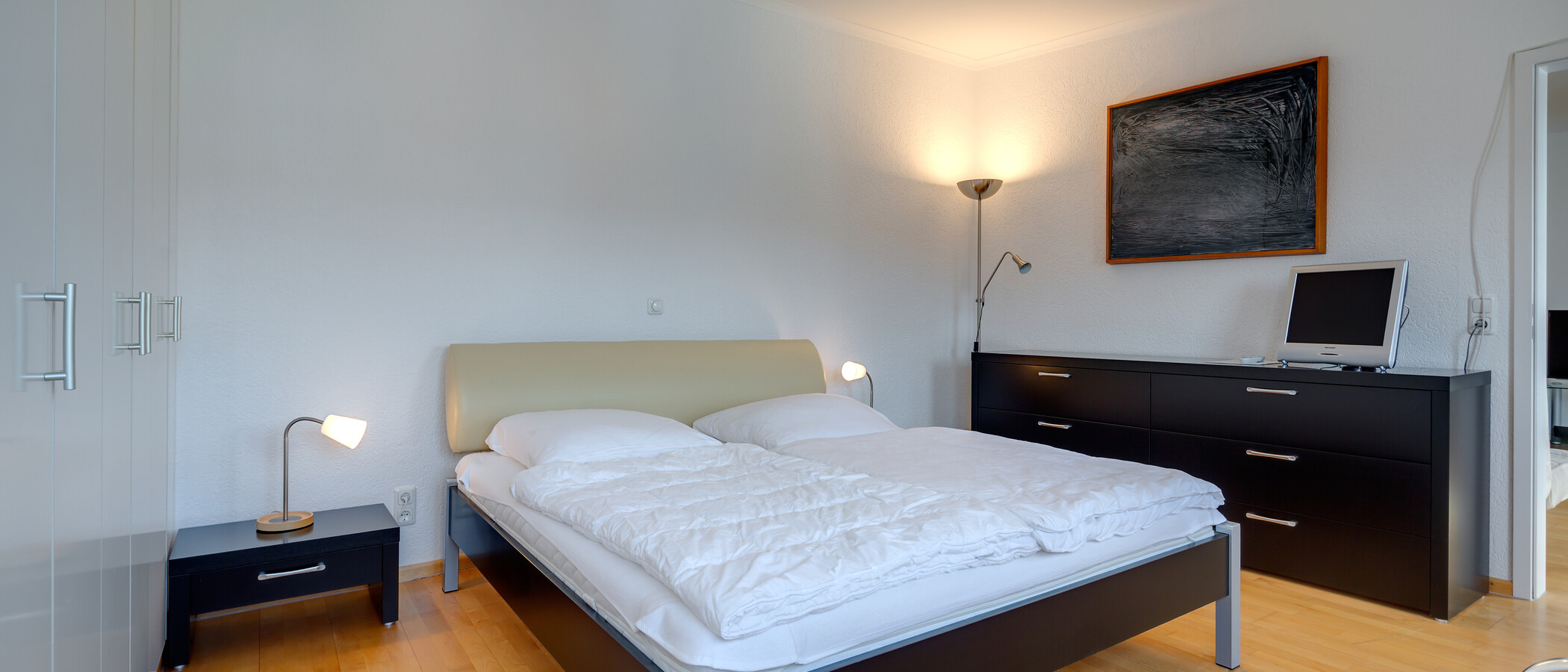 roof terrace apartment München Lehel 01 bedroom 2849