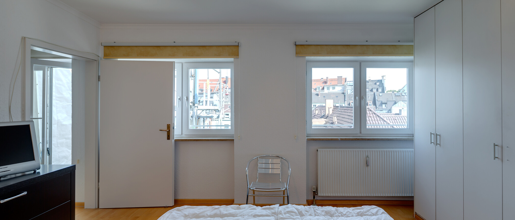 roof terrace apartment München Lehel 03 bedroom 2849