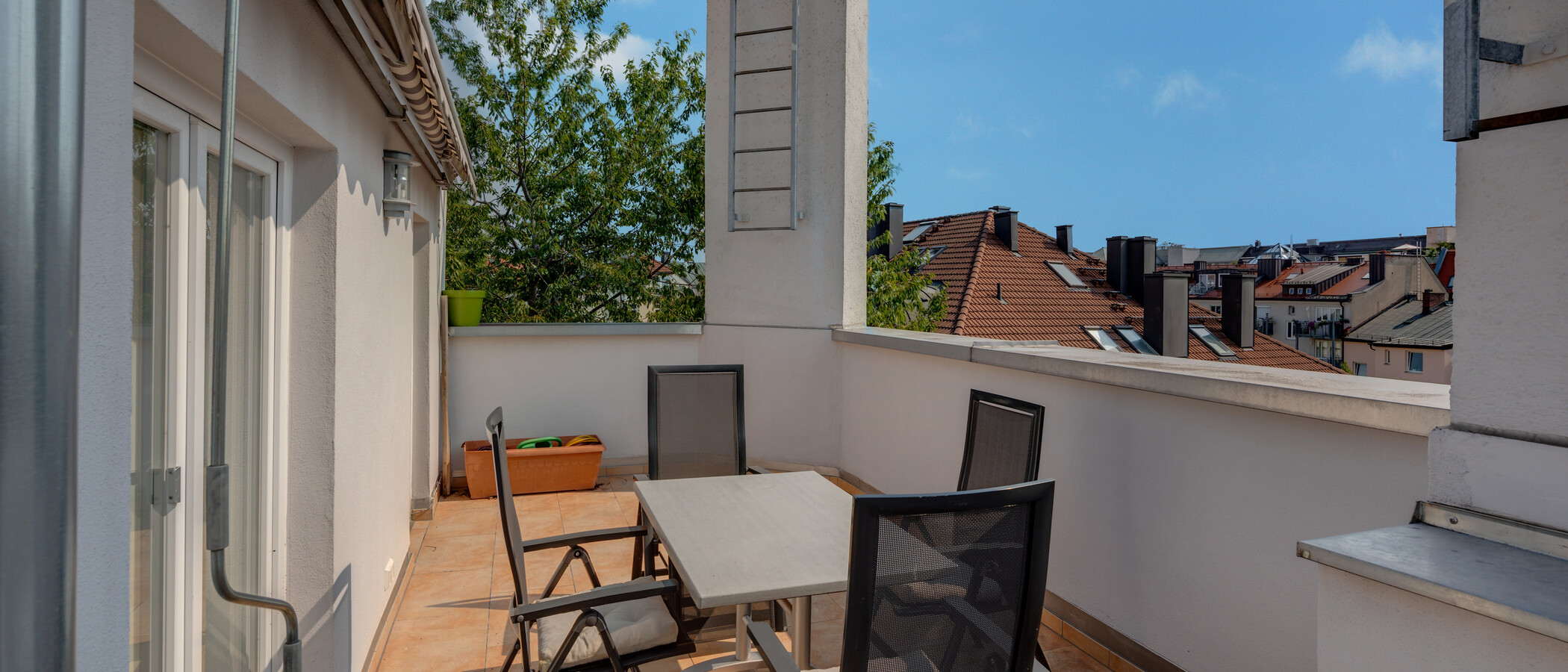 roof terrace apartment München Lehel 01 roof terrace 2849