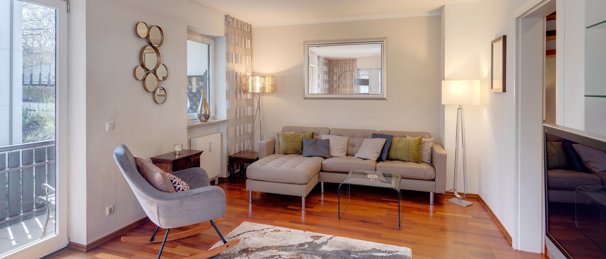 maisonette München Herzogpark 01 living area 3249