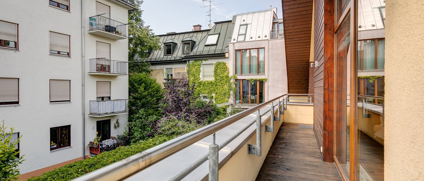 semi-detached house München Schwabing (links der Leopoldstraße) 02 2. terrace 3396