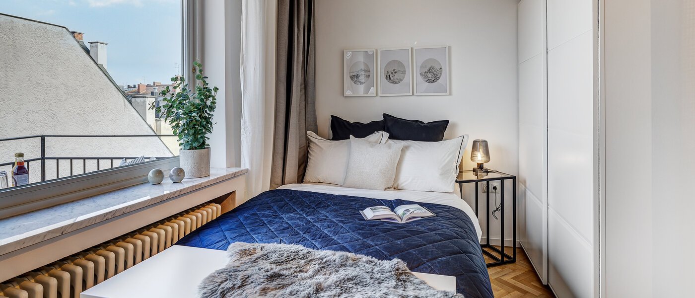 apartment München Maxvorstadt - Universitätsviertel 01 sleeping area 3509