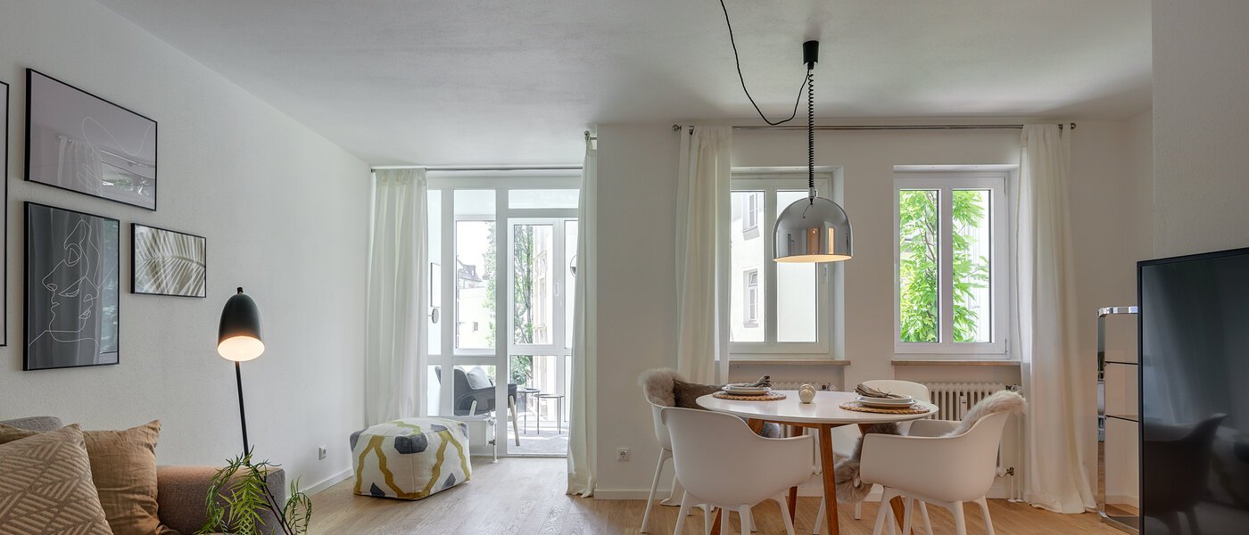 apartment München Schwabing (rechts der Leopoldstraße) 02 living area 361