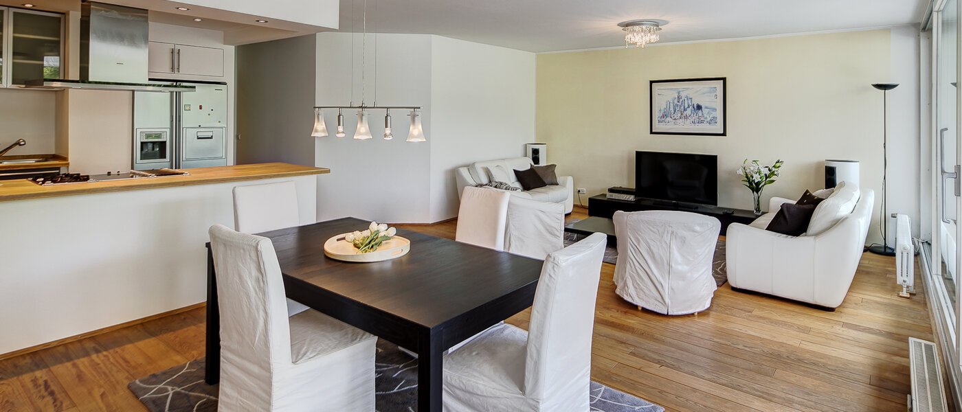 apartment München Olympiadorf 02 living room 3688