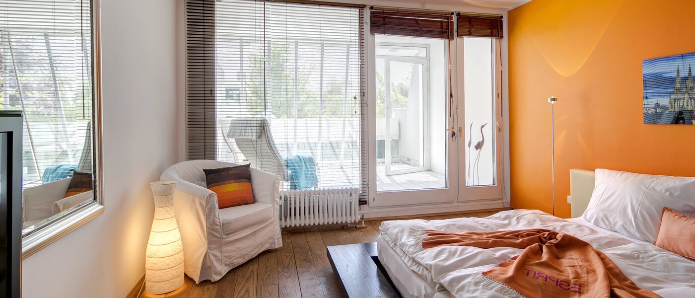 apartment München Olympiadorf 02 sleeping area 3688