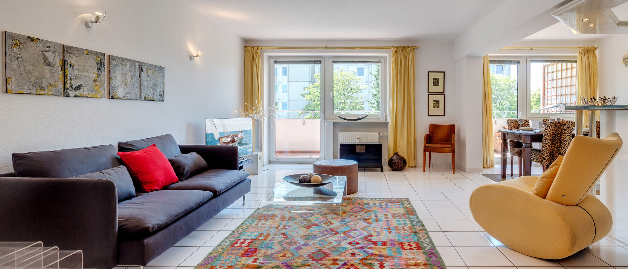 apartment München Schwabing - Alte Heide 02 living room 37