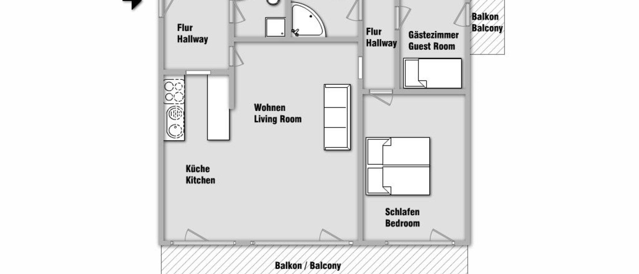 apartment München Schwabing - Alte Heide 01 floor plan 37