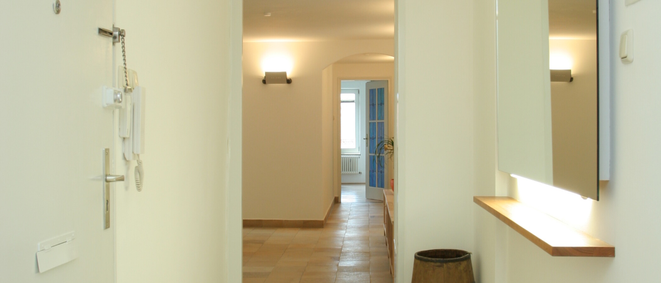 roof terrace apartment München Lehel 02 hall 3850