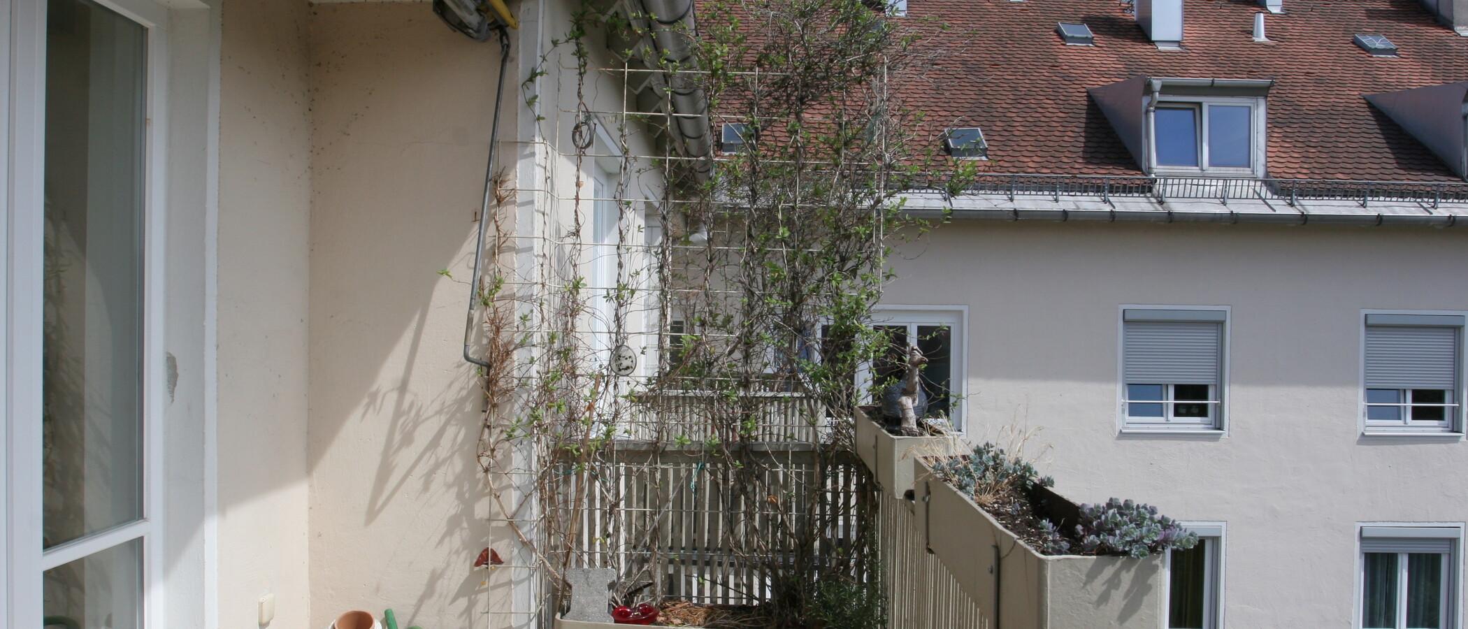 roof terrace apartment München Lehel 02 balcony 3850