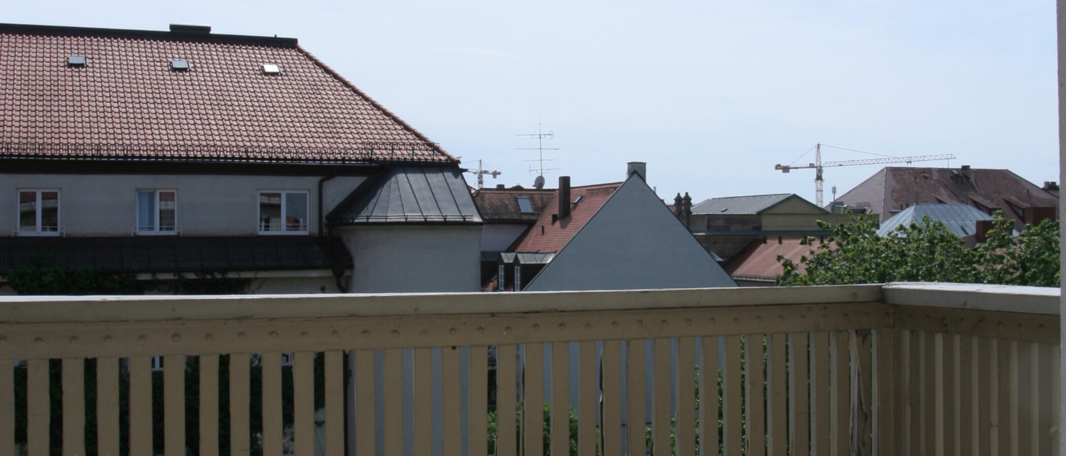 roof terrace apartment München Lehel 05 balcony 3850