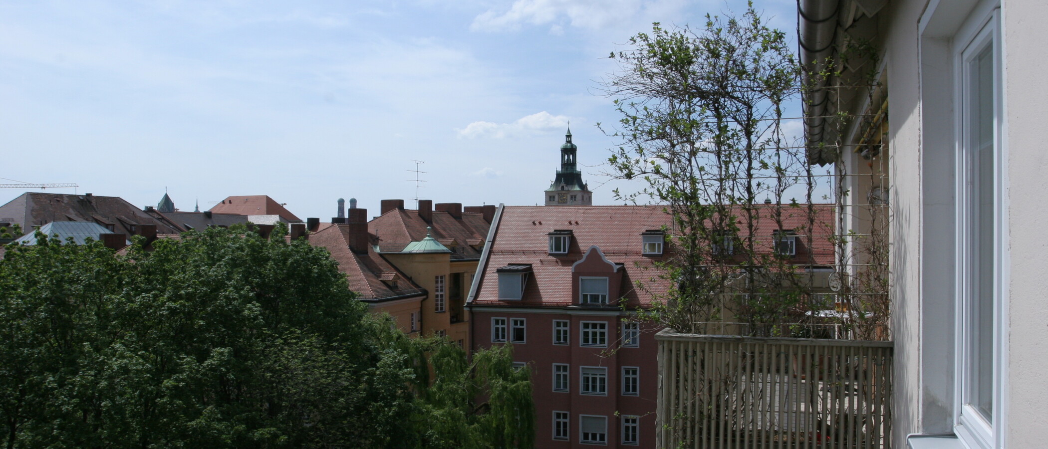 roof terrace apartment München Lehel 08 balcony 3850