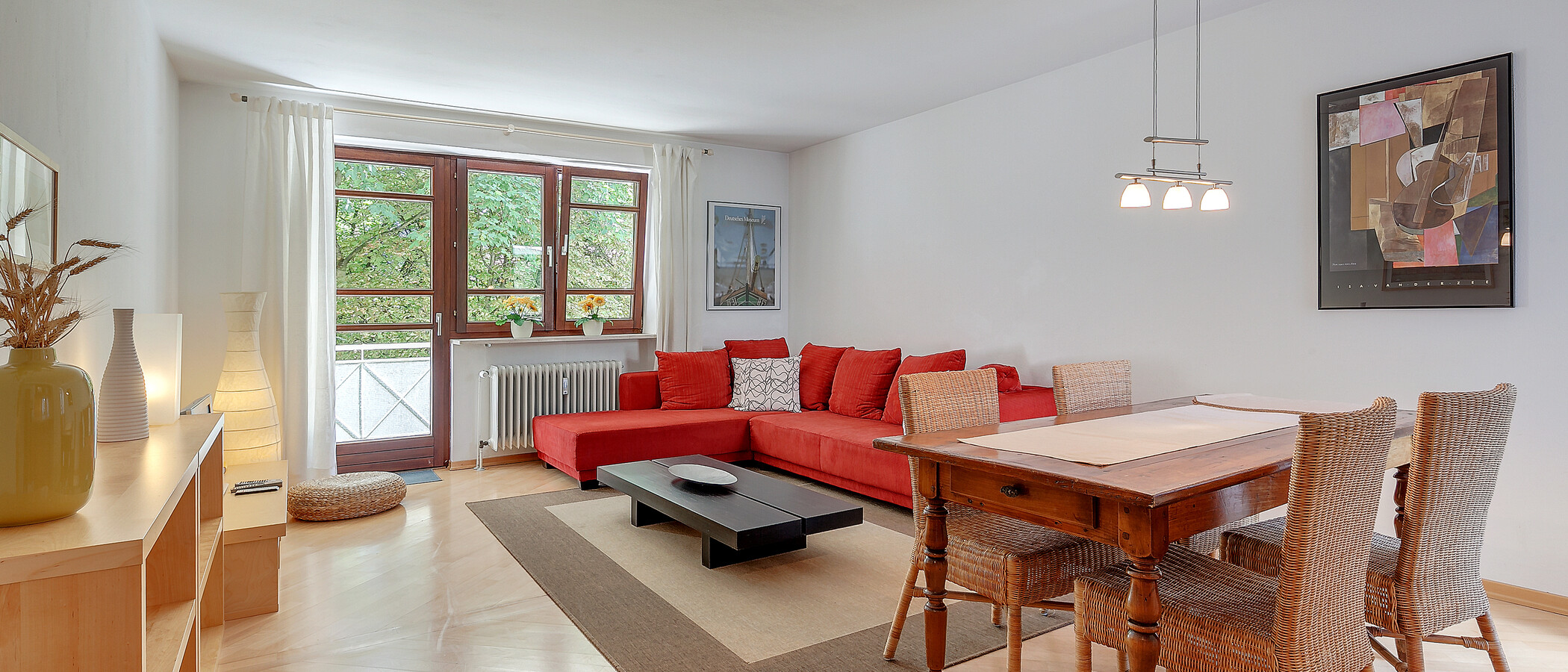 maisonette München Glockenbachviertel 01 living room 3866