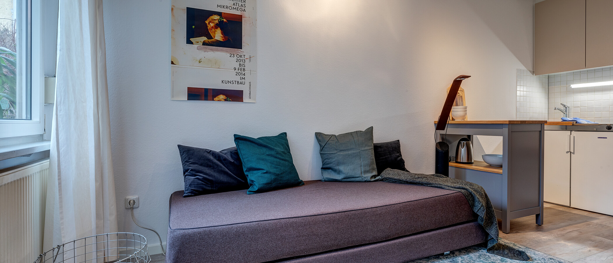studio München Maxvorstadt - Amalienpassage 01 sleeping area 4037