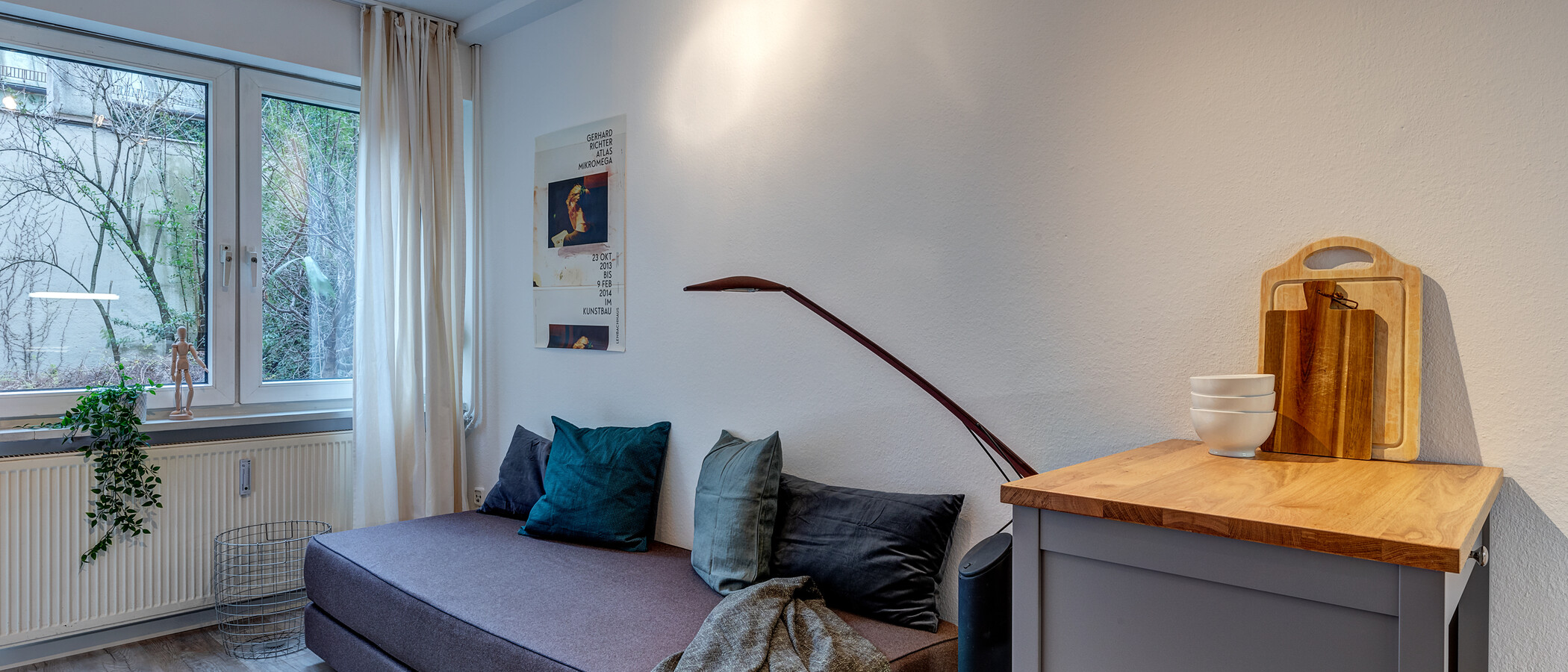 studio München Maxvorstadt - Amalienpassage 02 living area 4037