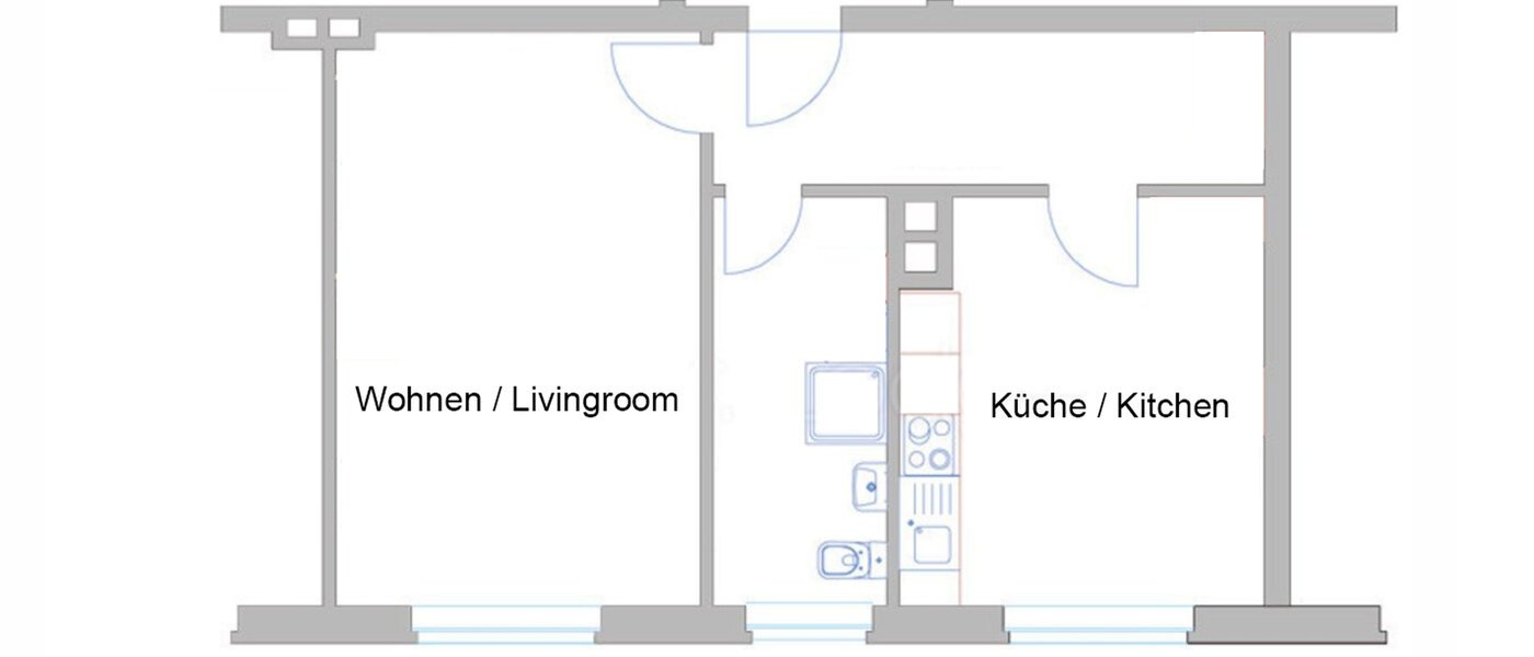 apartment München Maxvorstadt - Universitätsviertel 01 floor plan 4156